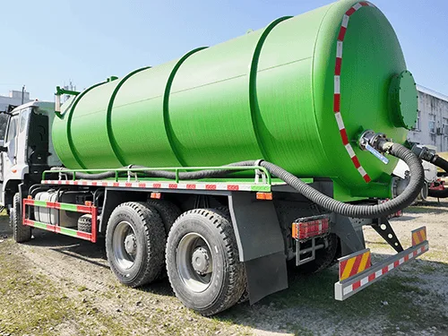 HOWO NX VACUUM TANK TRUCK FOR SEWAGE SUNCTION-5