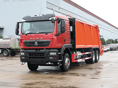 CAMIÓN COMPACTADOR DE BASURA HIDRÁULICO DE GRAN CAPACIDAD-3