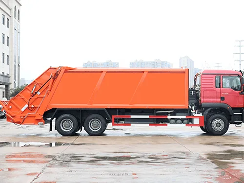 CAMIÓN COMPACTADOR DE BASURA HIDRÁULICO DE GRAN CAPACIDAD-8