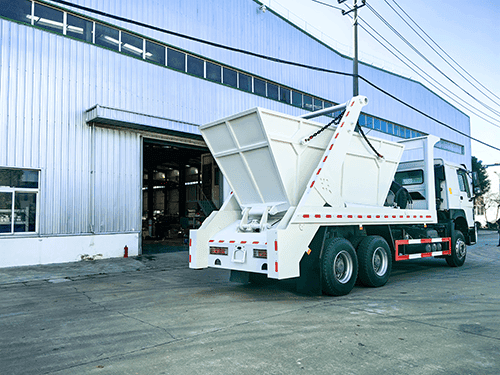 HYDRAULIC SWING ARM GARBAGE TRUCK-19