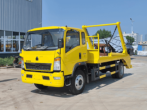 SKIP LOADER GARGABE TRUCK FOR WAST COLLECTION-4