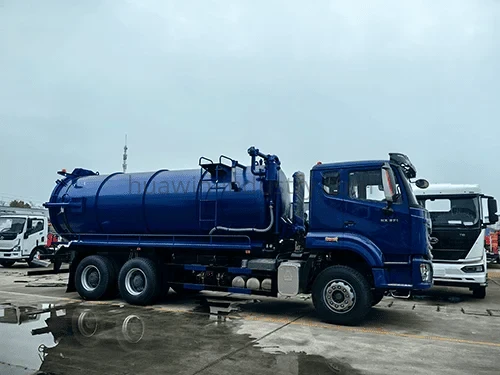 Brand New 18000 Liters Vacuum Sewage Tank Truck-3