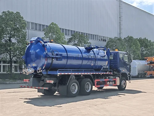 Brand New 18000 Liters Vacuum Sewage Tank Truck-5