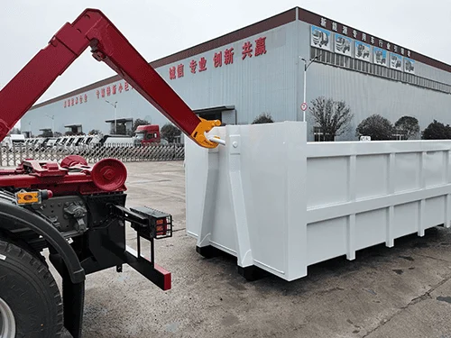 Brand New HOWO TX 4X2 Hook Lift Garbage Hopper Truck-22
