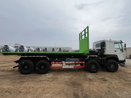 HOWO 8X8 Hook Lift Garbage Truck-3