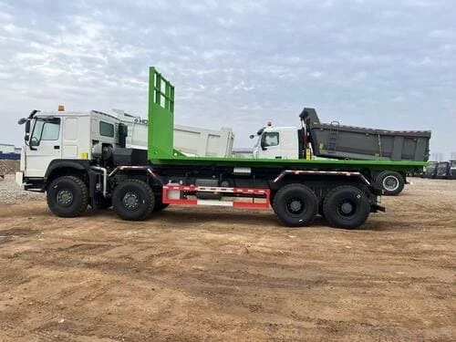 HOWO 8X8 Hook Lift Garbage Truck-7