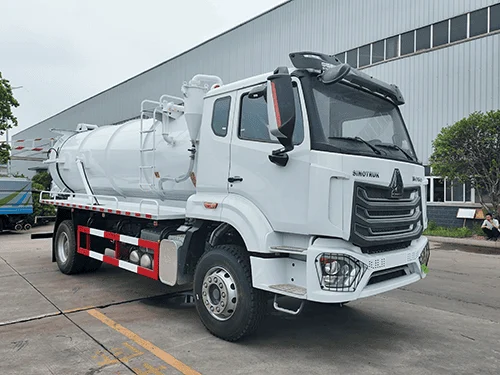 HOWO NX 4X2 12000 Liters Sewage Suction Truck-1